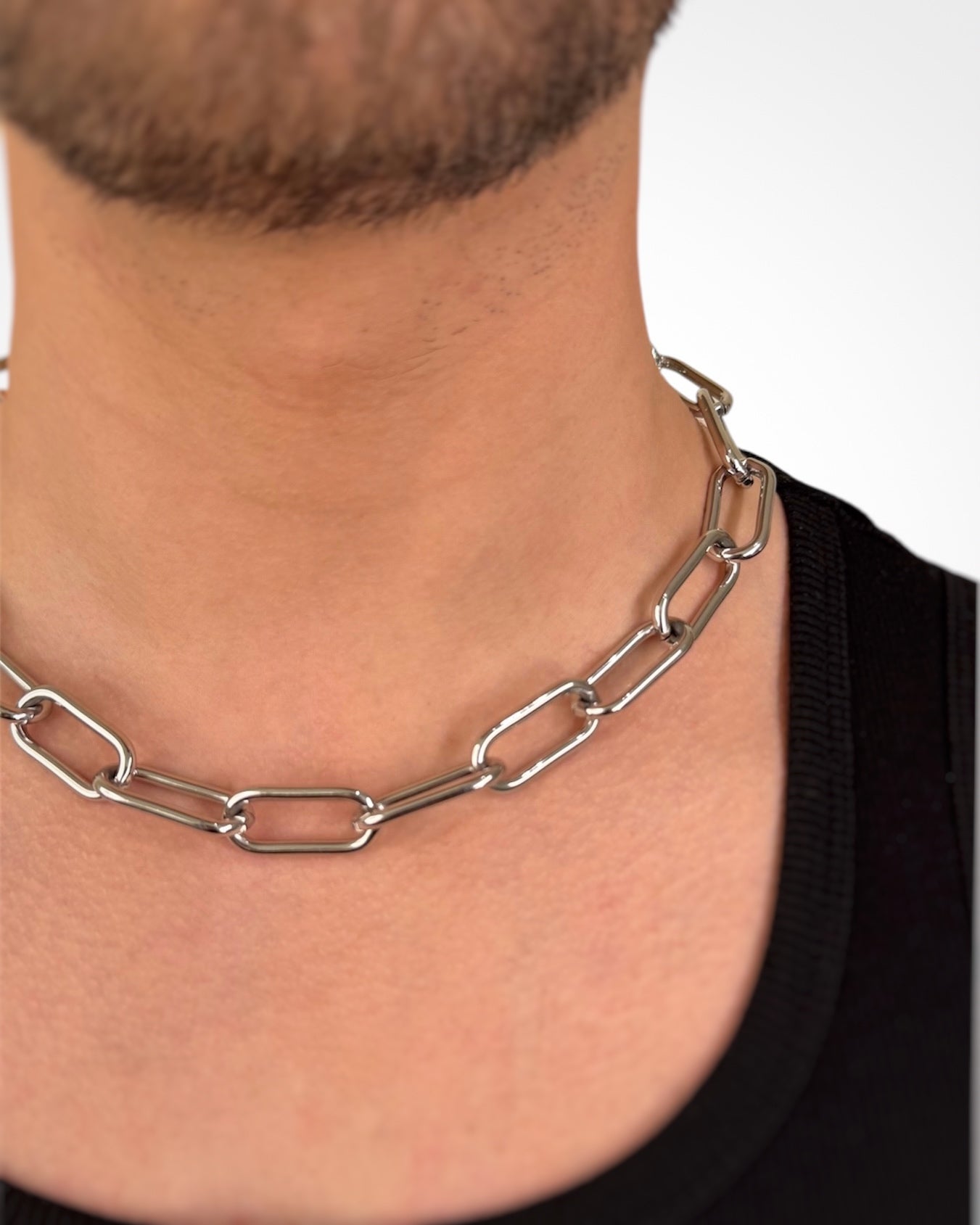 CABLE LINK CHAIN NECKLACE