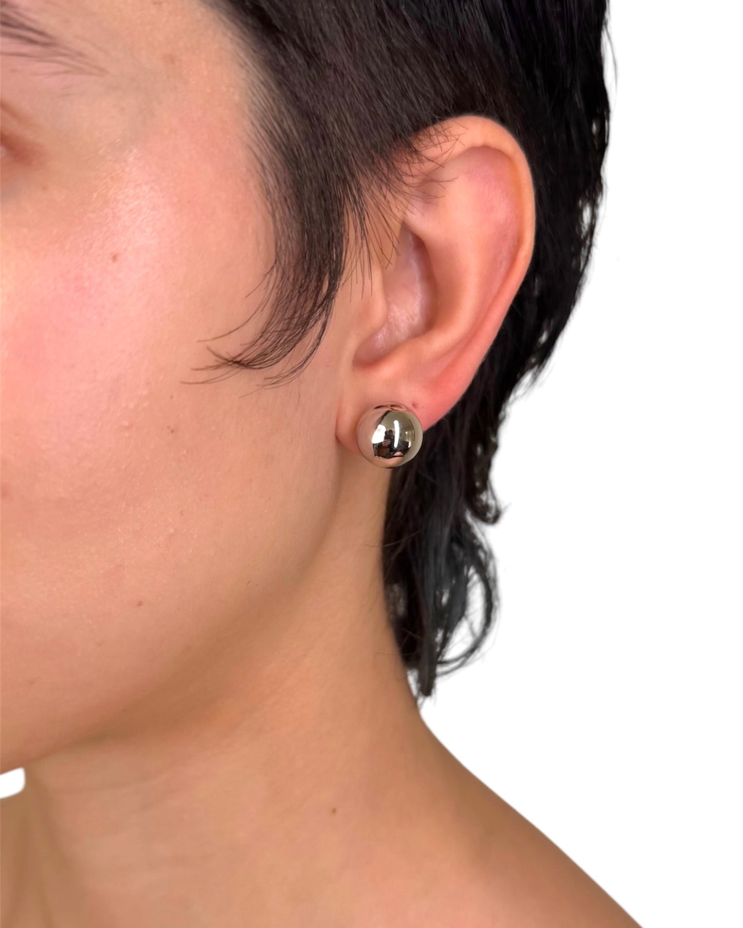 BALL STUD EARRINGS