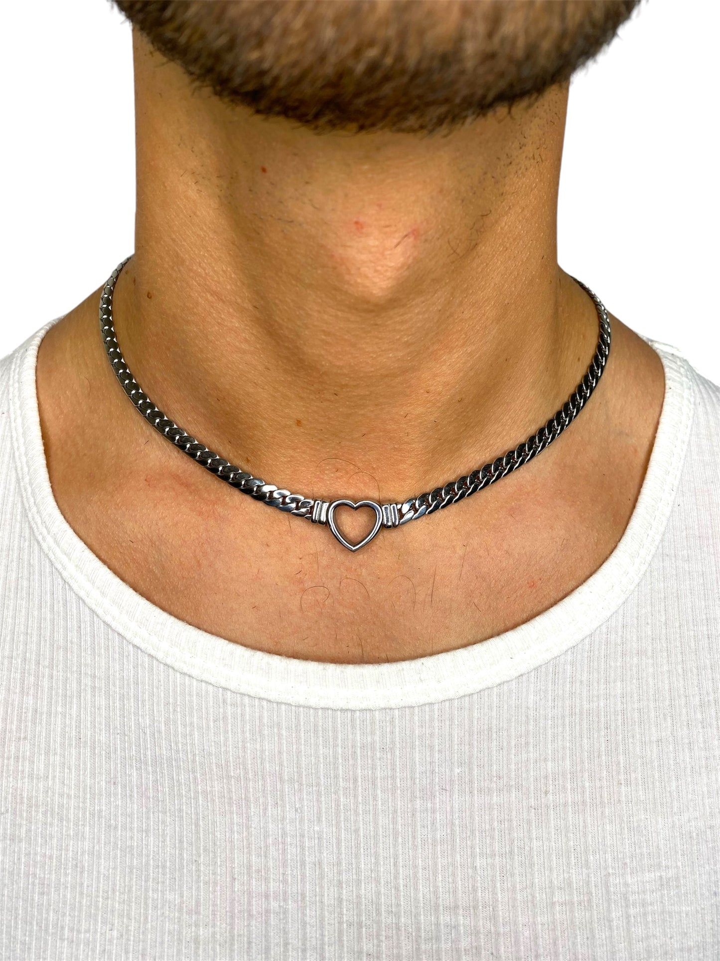 HEART SILVER NECKLACE