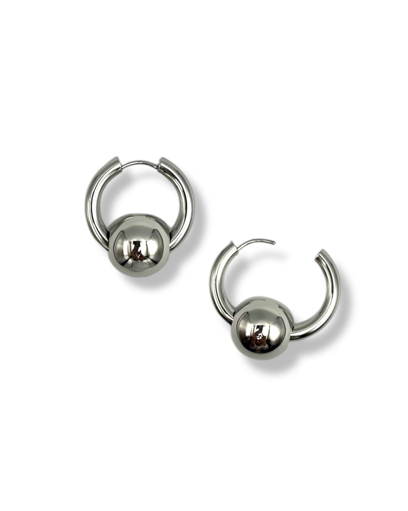 ROUND BALL HOOP EARRINGS LP