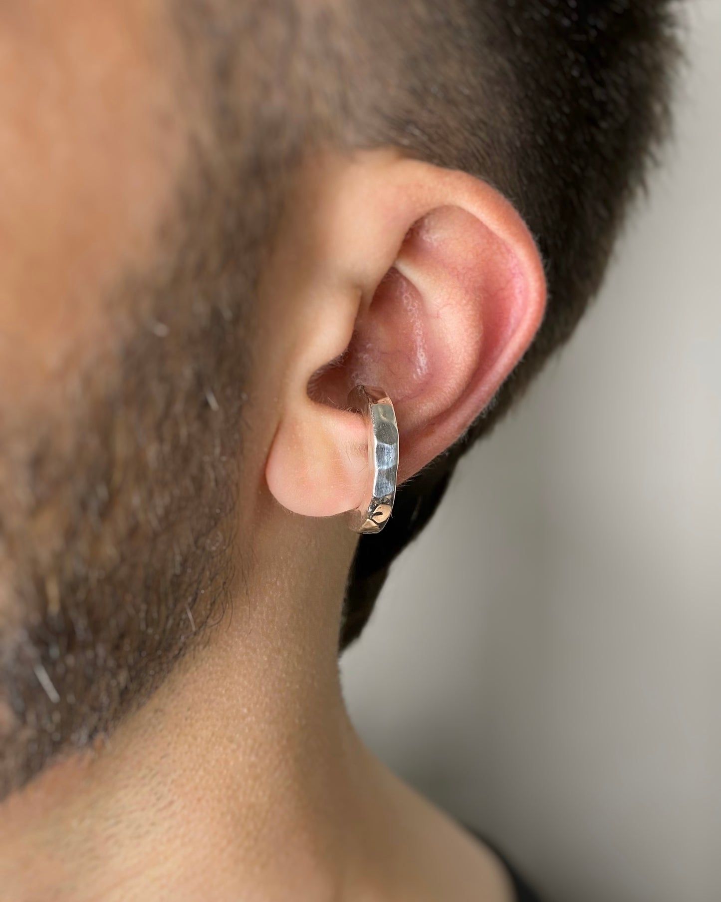 SILVER 925° PUNCHED EAR CUFF
