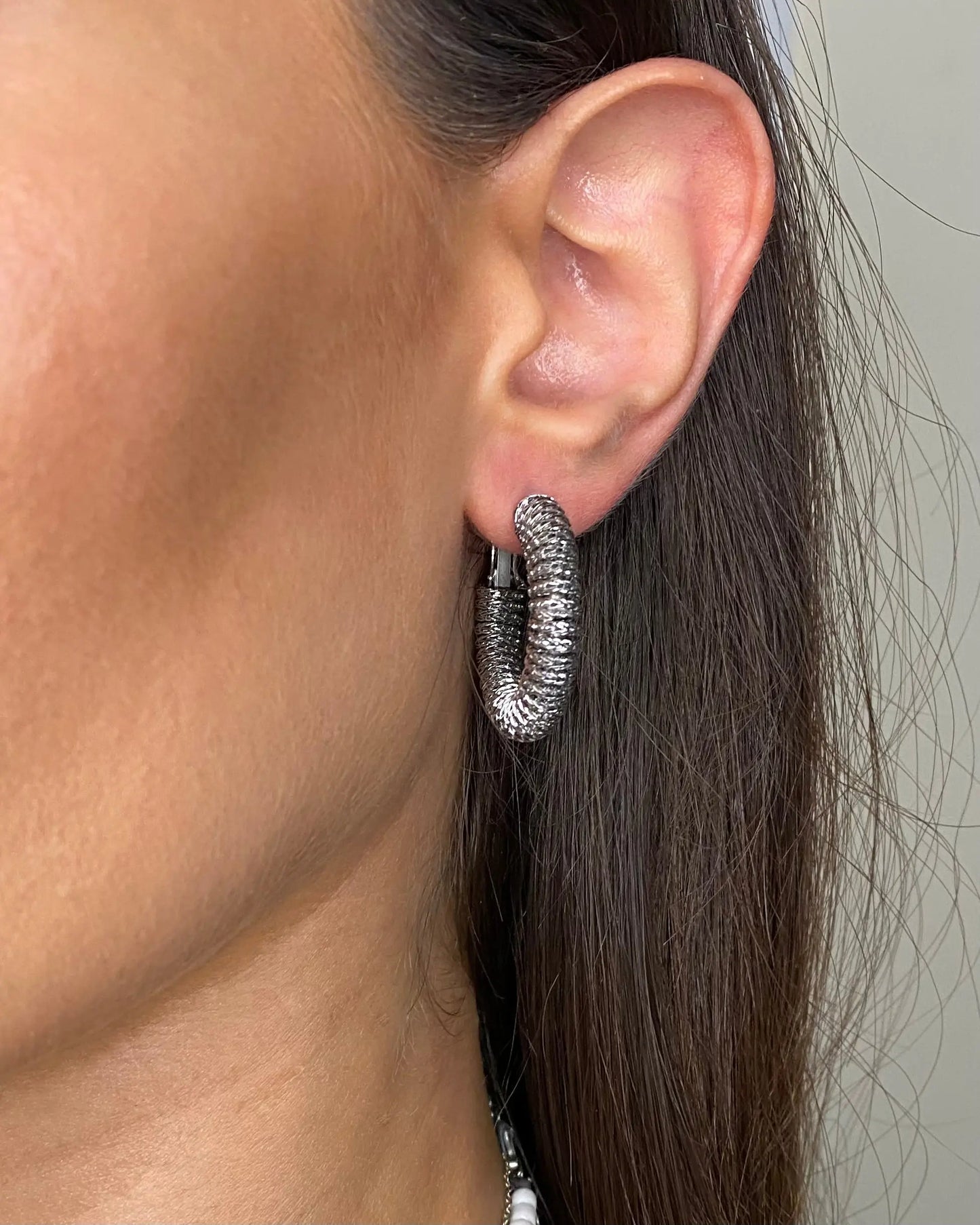CHAIN HOOPS FVCKJEWELS