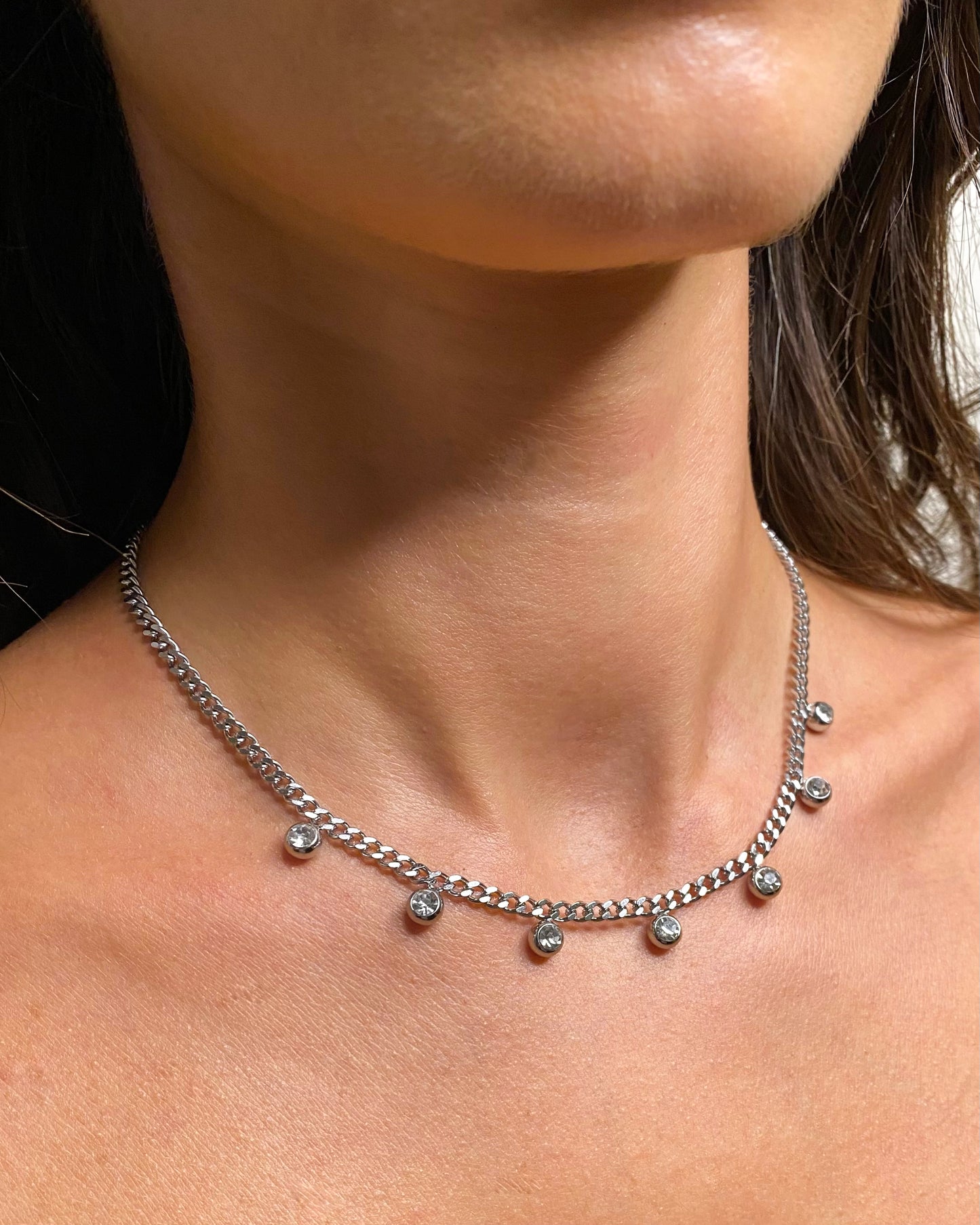 CHARM CHAIN SILVER NECKLACE FVCKJEWELS