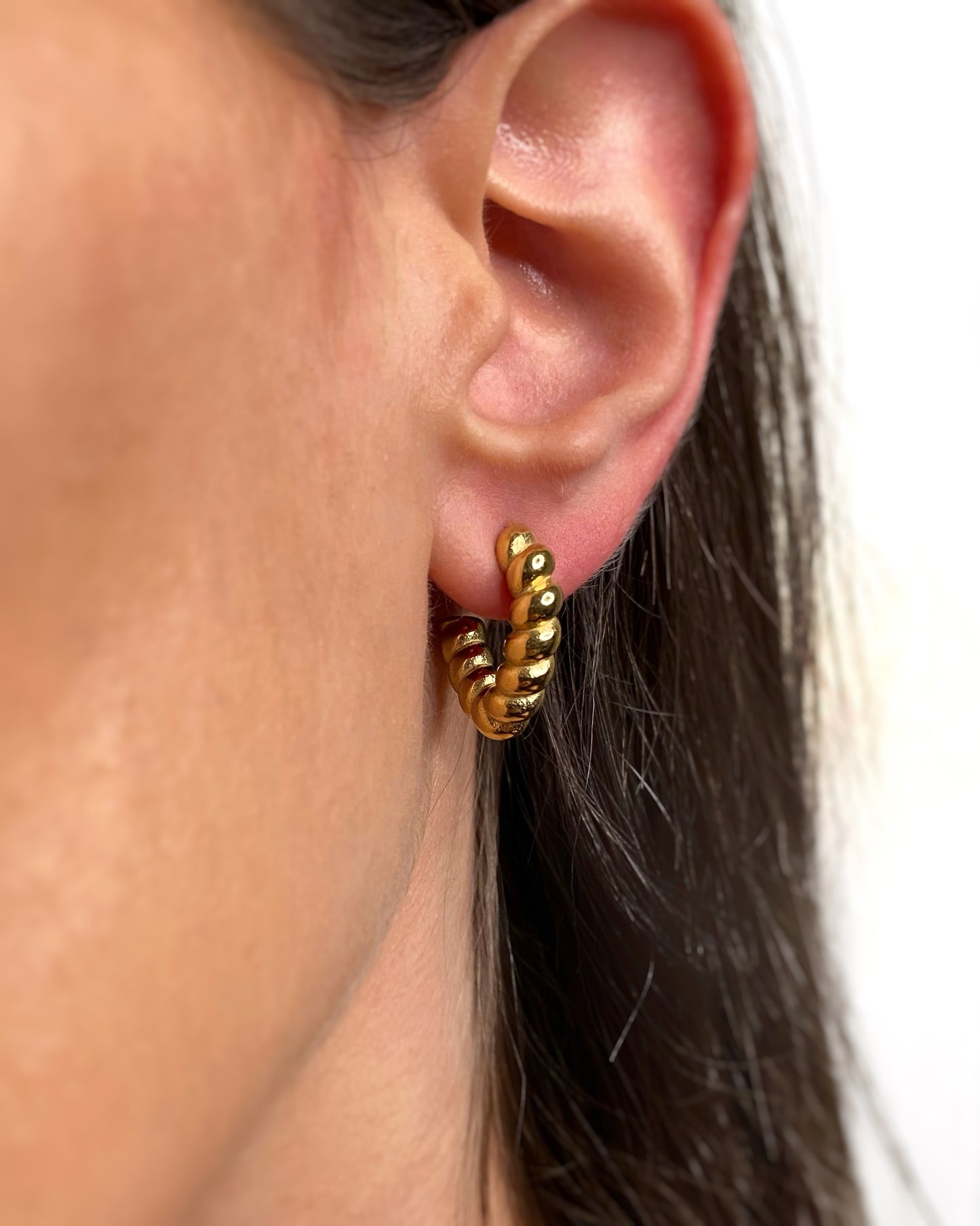 HEART TWISTED EARRINGS FVCKJEWELS