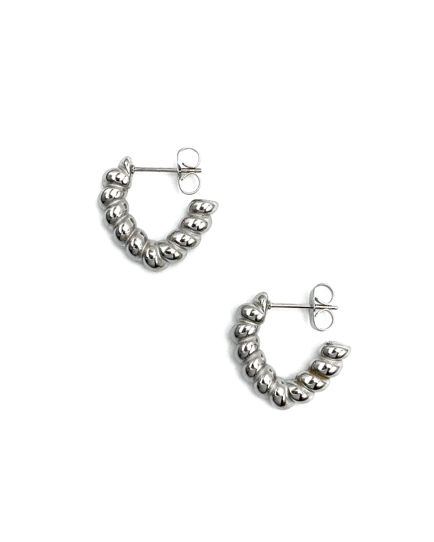 HEART TWISTED EARRINGS FVCKJEWELS