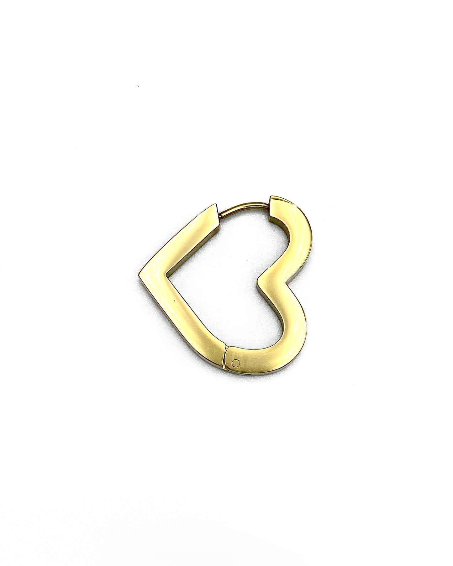 HEART HOOP EARRINGS FVCKJEWELS