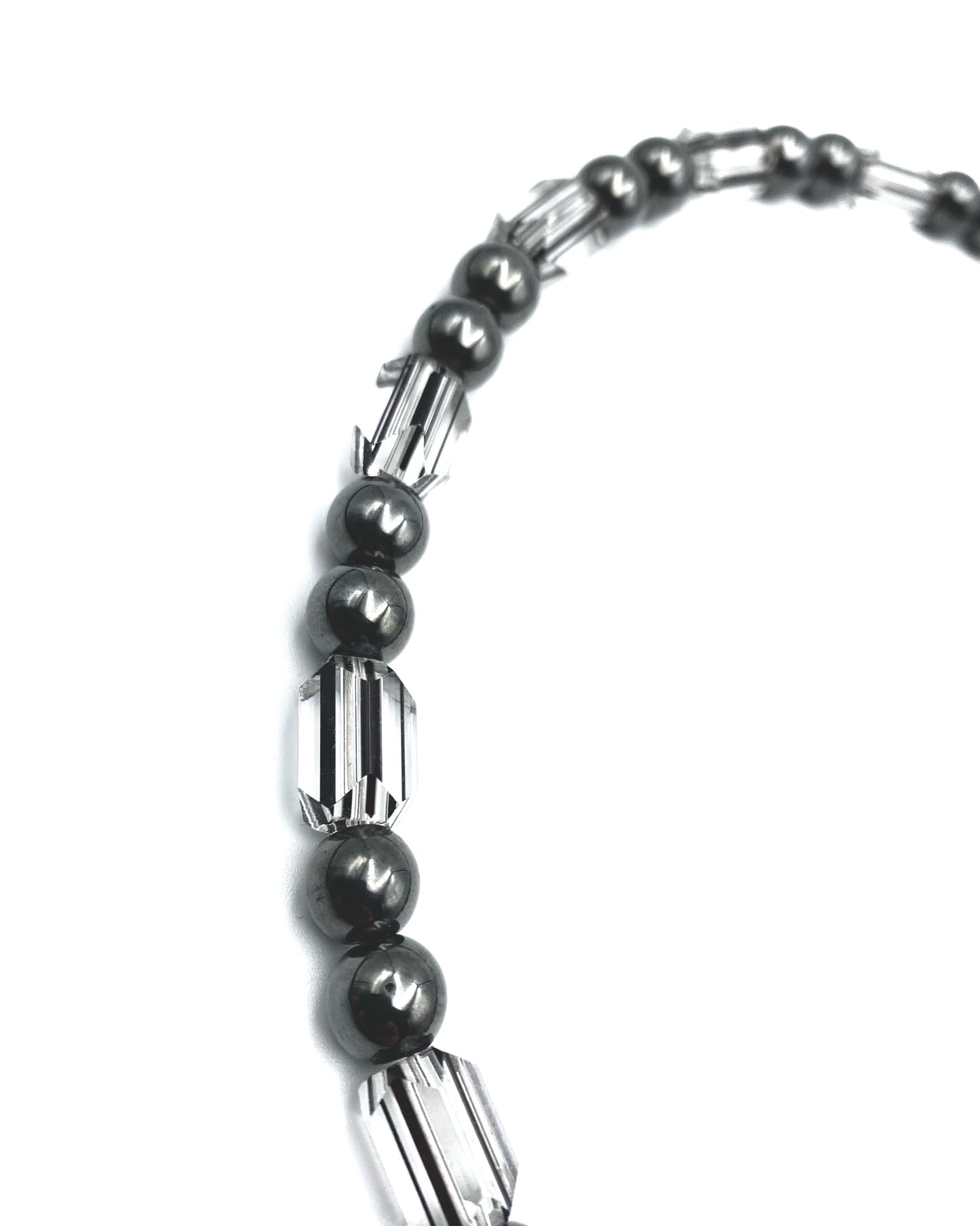 BOX BEAD AND STONE NECKLACE FVCKJEWELS