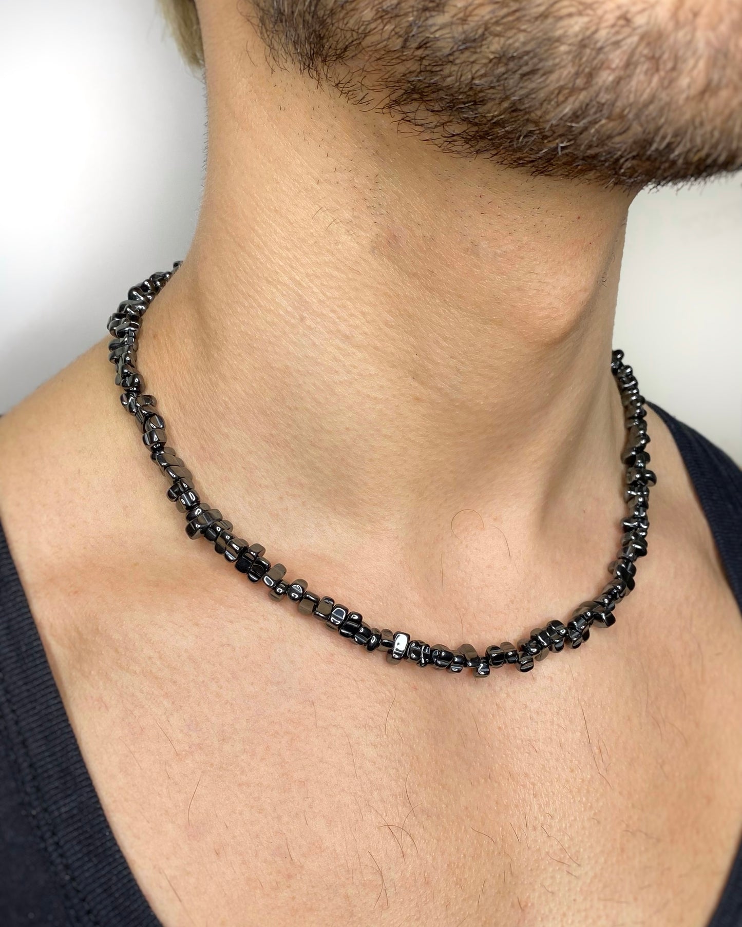 SPINE HEMATITE NECKLACE FVCKJEWELS