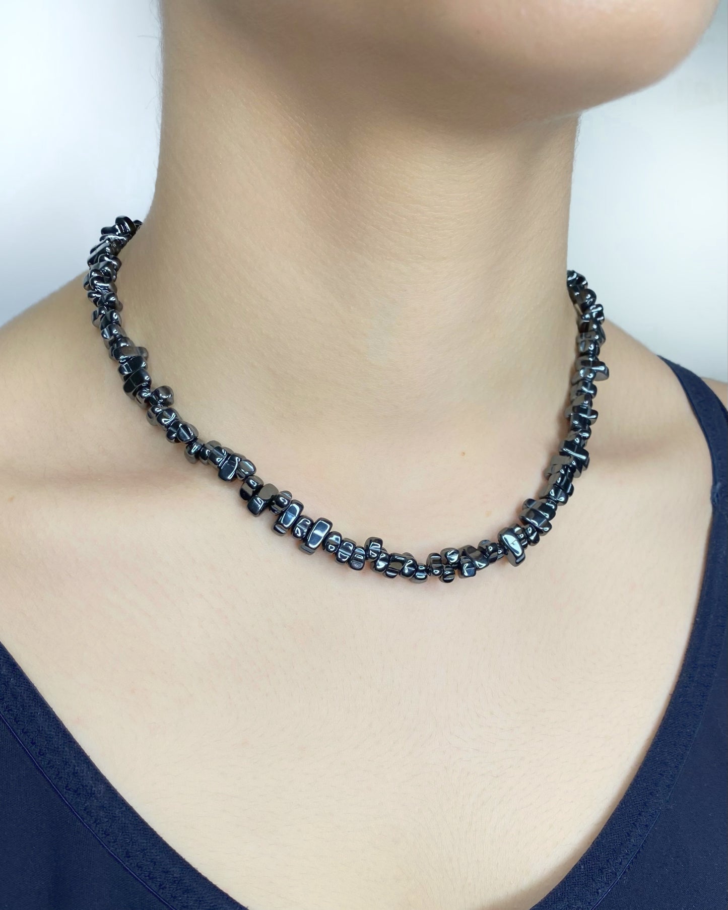 SPINE HEMATITE NECKLACE FVCKJEWELS